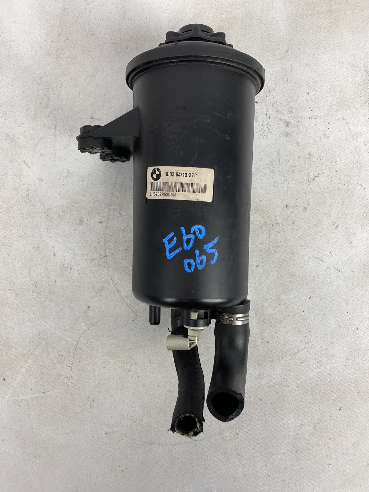 04 - 07 BMW E60 525i 530i POWER STEERING FLUID RESERVOIR TANK BOTTLE ...