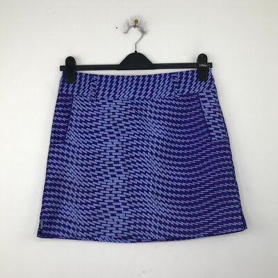 Adidas ClimaCool Women's Skort Purple Geometric Golf Tennis