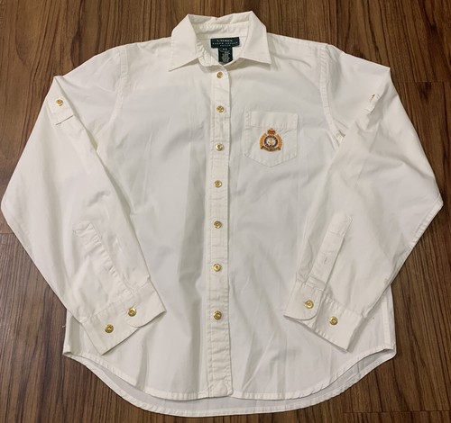 Lauren Ralph Lauren Womens Small Button 