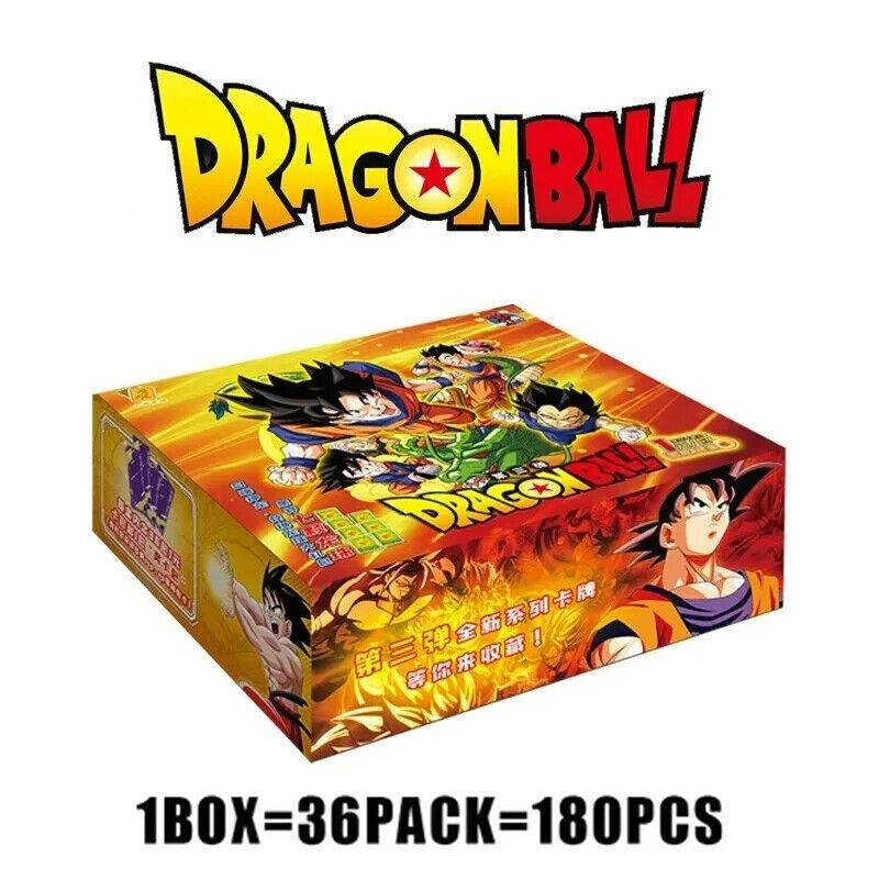 Dragon Ball Booster Box CCG Anime Trading Cards Super Saiyan