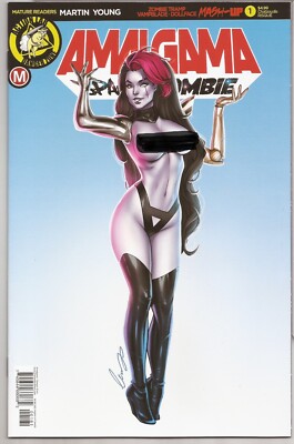 AMALGAMA: SPACE ZOMBIE #1   Elias Chatzoudis RISQUE VARIANT   LIMITED