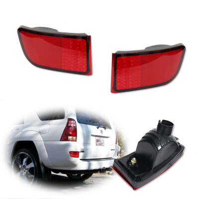 For Toyota Rear Bumper Light Reflector Lamp Left+Right 4Runner 2003 2004 2005 US