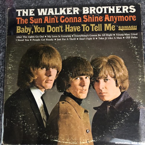 LP THE WALKER BROTHERS THE SUN AIN'T GONNA SHINE ANYMORE MGS 27082 US 1ST MONO - Picture 7 of 9