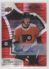 2021-22 Upper Deck Allure Rookies Red Rainbow Auto Wade Allison #124 Auto u2v