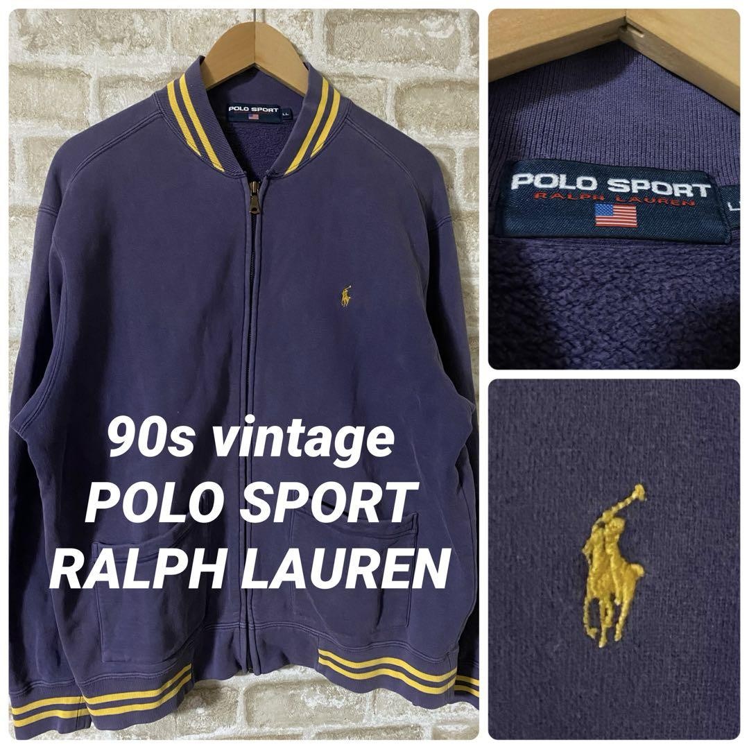 トップス \"90s polo ralph lauren\" sweatshirt XL Vintage Polo Ralph Lauren Sweatshirt Size XL 90s 1/4 Zip