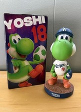 🐸Dodgers Nintendo Yoshi Dodgers Super Mario Galaxy Movie Bobblehead Boxed #18🐸