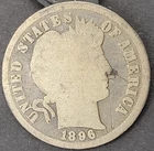 1896 P Philadelphia Mint Barber Dime