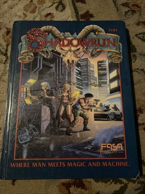 Shadowrun: First Edition Catalyst Game Labs FASA SCI FI RPG Role Playing