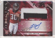 2018 Panini Origins Rookie Red 18/99 Ito Smith #131 Jumbo Patch Auto 2j7