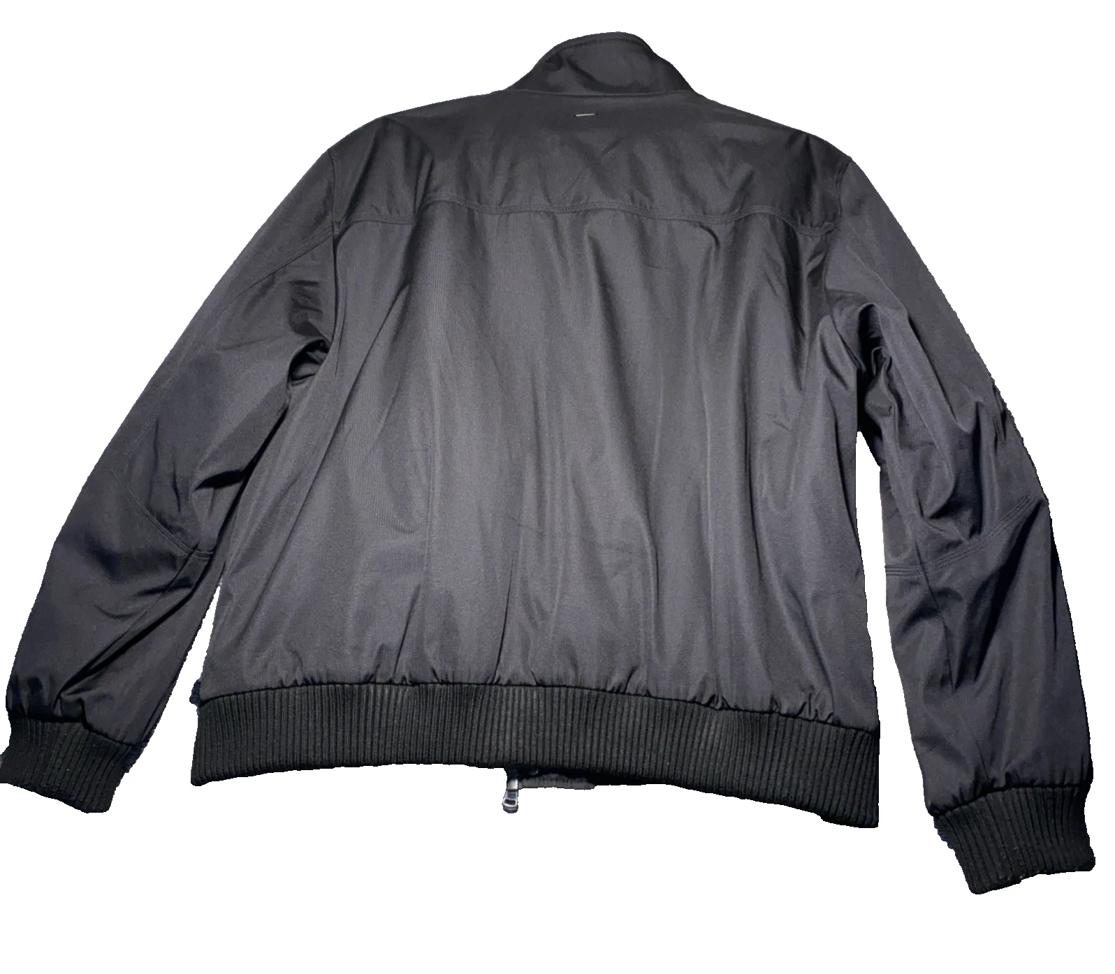 Calvin Klein Men's Black Classic Ripstop Bomber Coat Jacket Size XL image 3