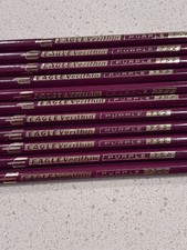 Eagle Verithin Purple 752 Colored Drawing Art Pencils Set of 11 Vintage