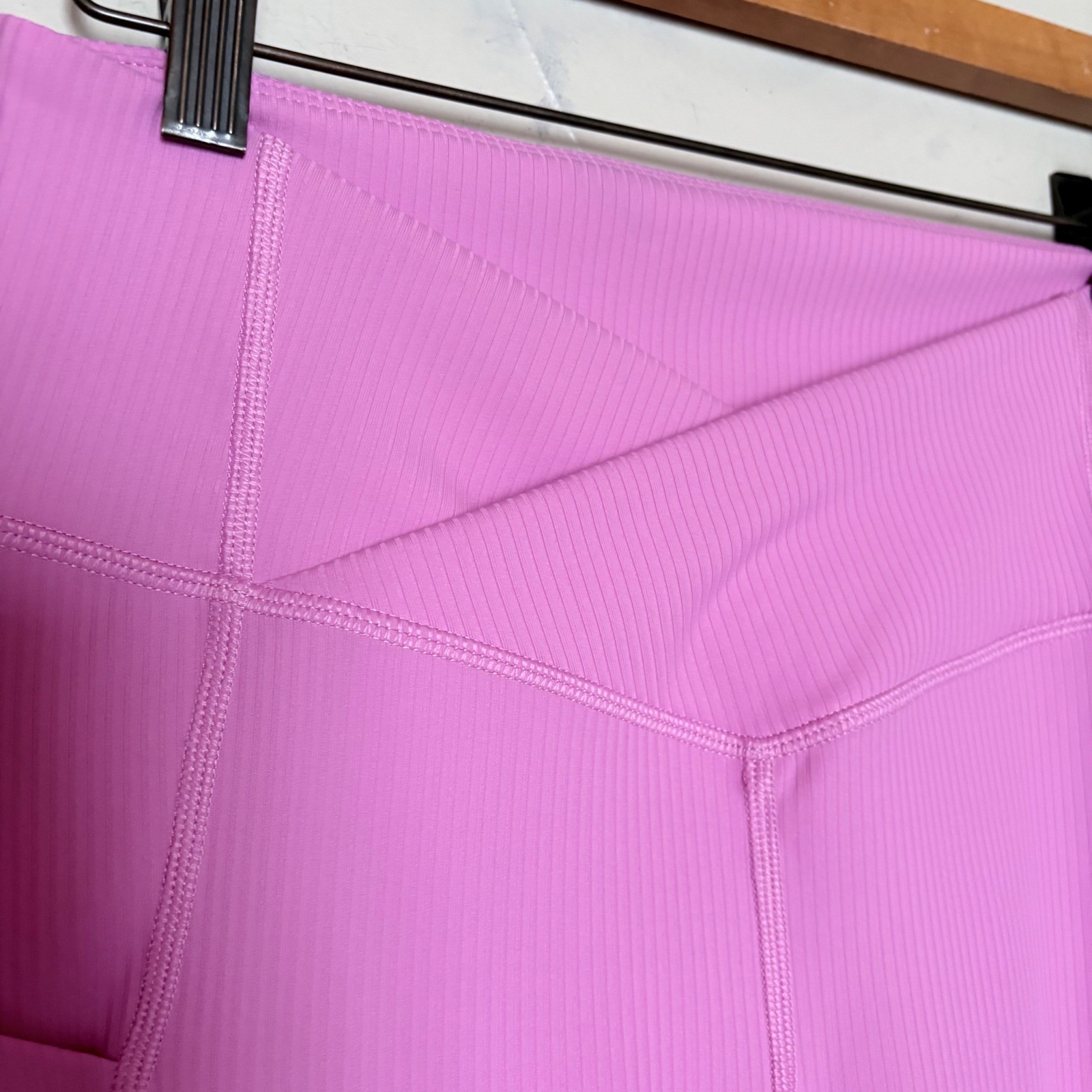 Fabletics Oasis Ribbed Crossover Flare Leggings P… - image 4