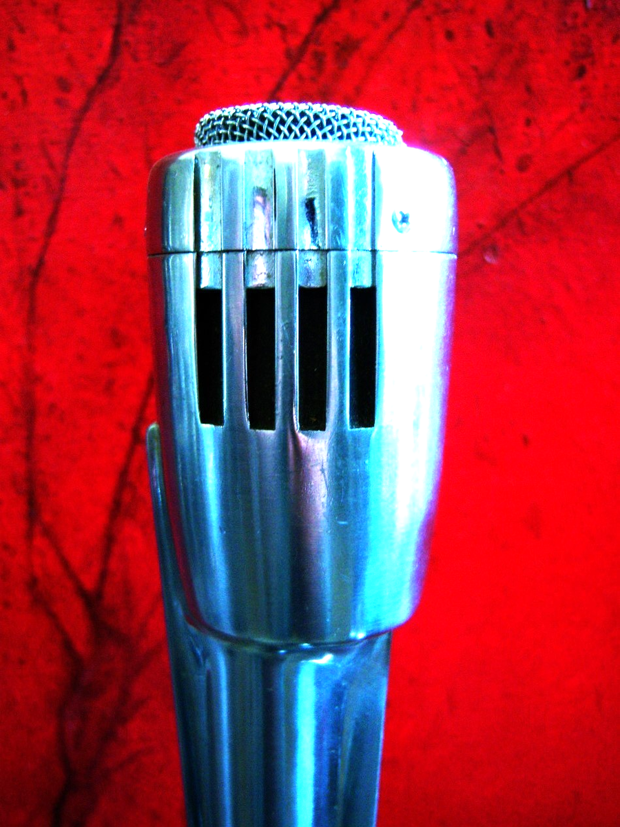Vintage 1960's Calrad DM-17 Dynamic microphone w DS-10 stand Olson