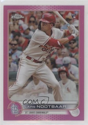 2022 Topps Chrome Pink Refractor Lars Nootbaar #19 06rp