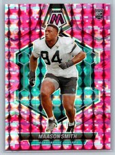 2024 Panini Mosaic #347 Maason Smith Mosaic Camo Pink