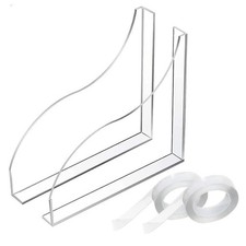 2 Pcs Bathroom Shower Splash Guard for Tub, Bathtub Water Guards, Shower Water G