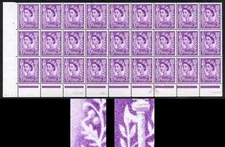 Jersey XJ2a+b 3d Lilac Crowns Wmk Cream Paper Retouch Joined Tomato Halberd Flaw