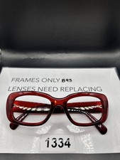 RAY-BAN RB4122 735/8G Sunglasses Frame Only Womens Burgundy Crystal Red