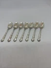 Reed & Barton “Tara” Sterling Silver Demitasse Spoon  4 1/2”, 120 grams SET OF 7