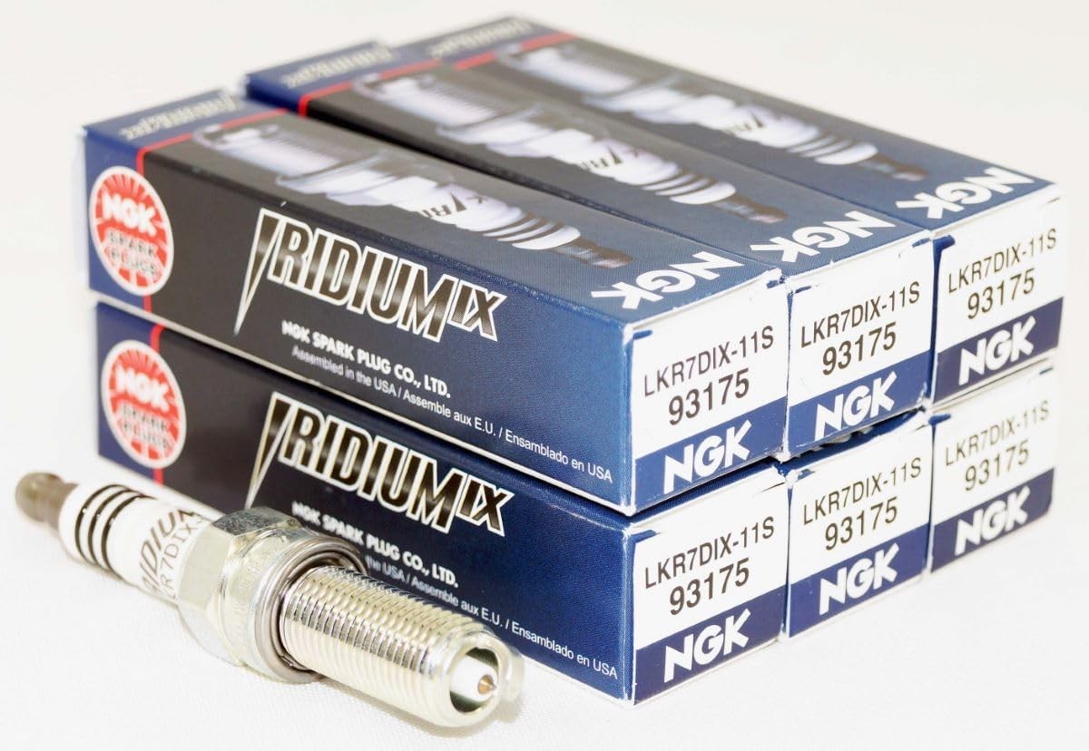 OVERSTOCKDIRECT Genuine OEM Iridium Spark Plug LKR7DIX-11S 93175 6 Pack... 