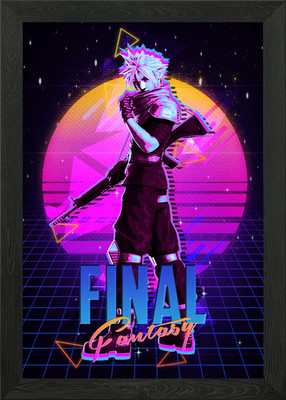 final fantasy Framed Wall Art Poster Canvas Print Picture