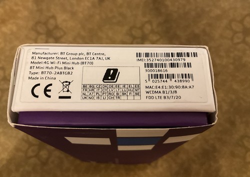 BT Mini Hub 4G Wi-Fi BT70 Wireless Hotspot Portable Device - Laptop, Phone, Ipad - Photo 2/5