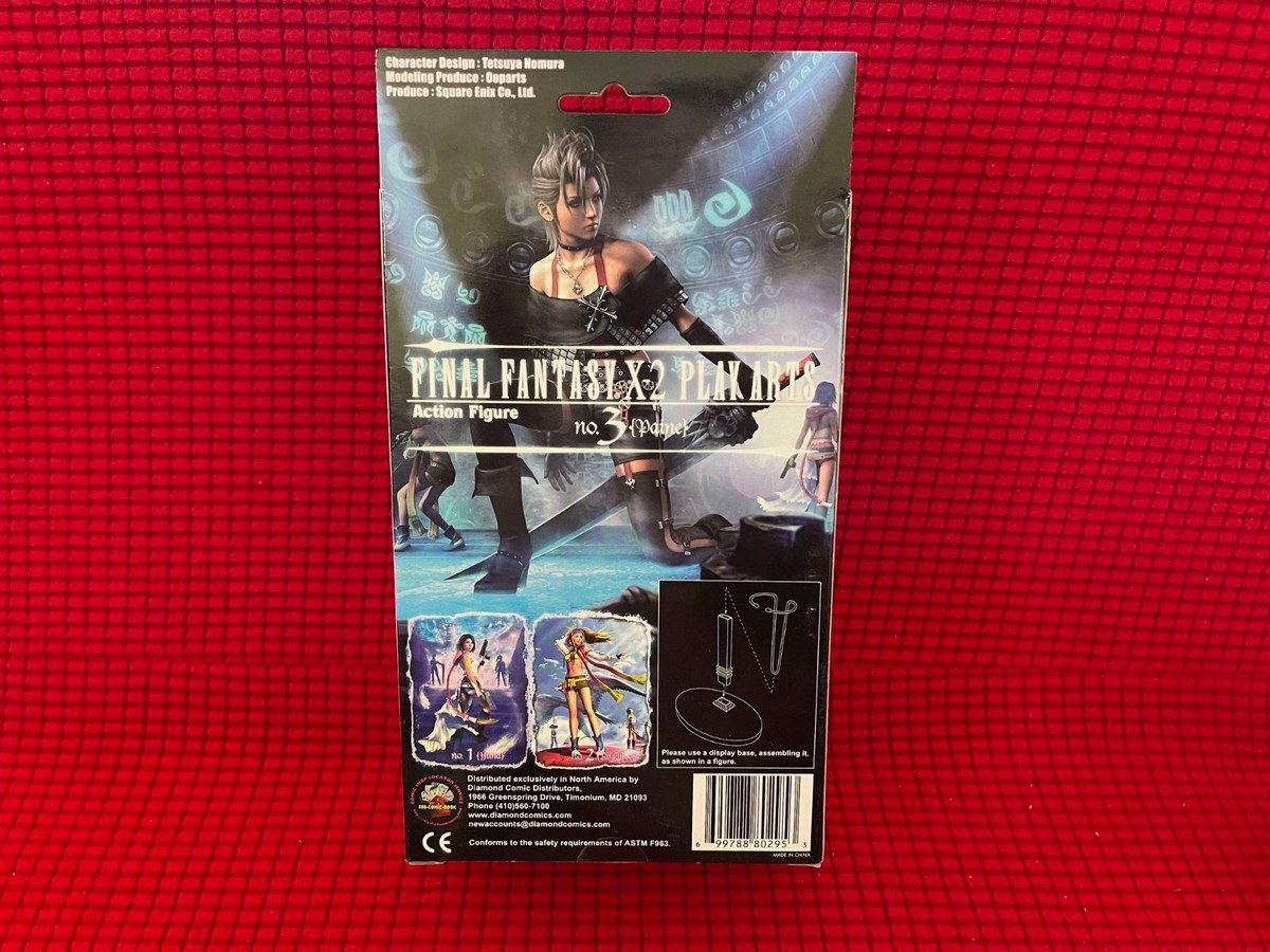 RARE 2003 Square Enix Final Fantasy X-2 Play Arts Action Figure No