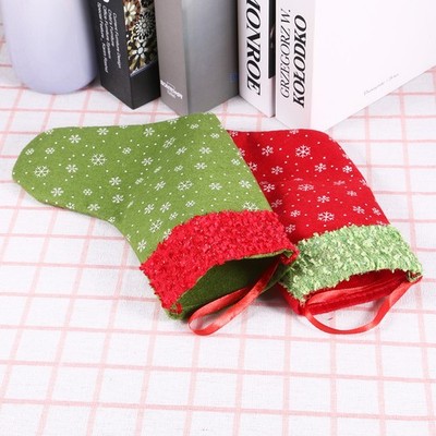  6 Pcs Verpackungsbeutel Zur Weihnachtsfeier Kamin Socken Mini -Strümpfe