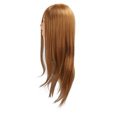 Flexible Hair Practice Mannequin Head For Styling Straightening Curling Cutting