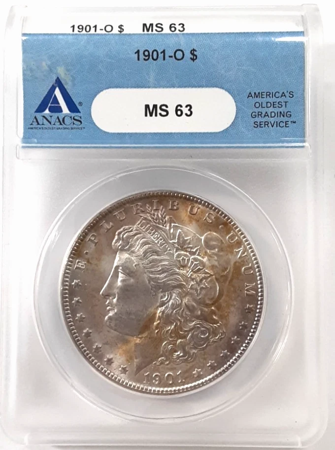 MS 63 Graded 1901 Year Morgan US Dollars (1878-1921) for sale | eBay