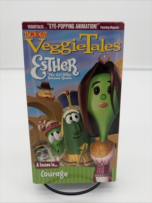 Veggie Tales Esther The Girl Who Became Queen VHS (2000, Word Entertainment)