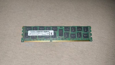 1x16GB Micron DDR3 Ram RDIMM 1866MHz 2RX4 PC3-14900R ECC