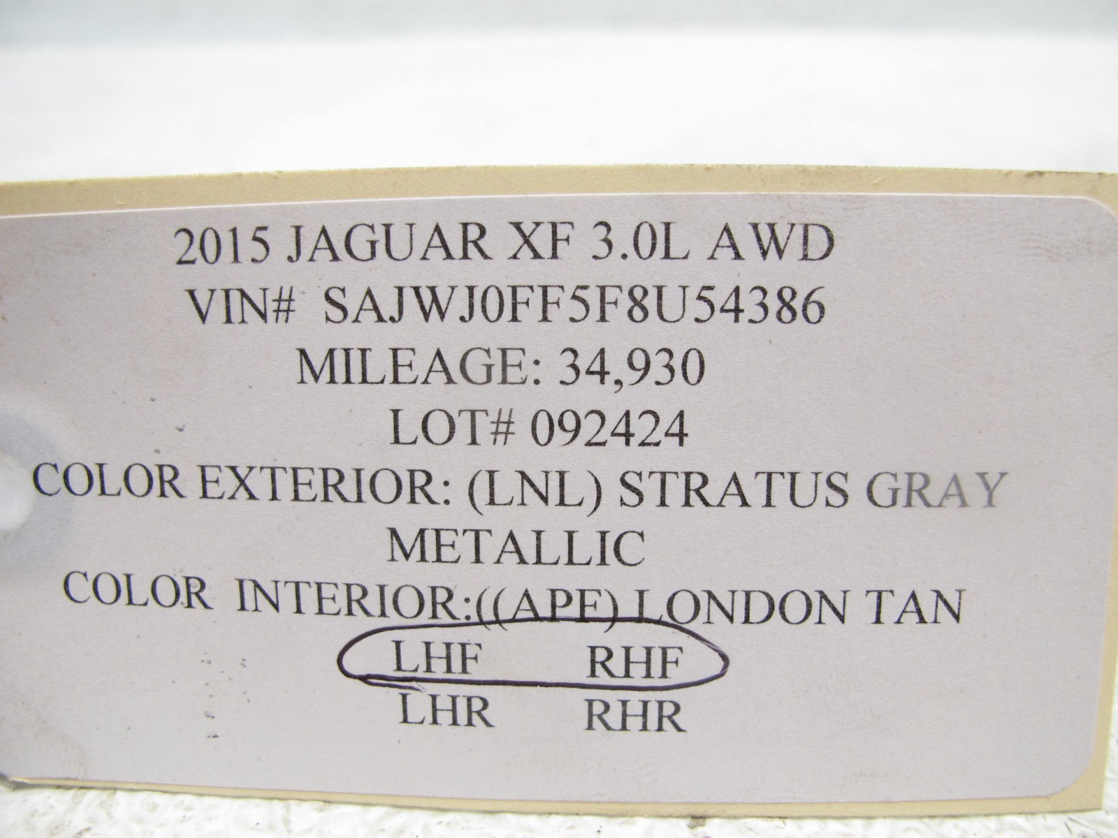 13-15 JAGUAR X250 XF 3.0 SUSPENSION SUBFRAME CROSSMEMBER FRONT OEM 092424