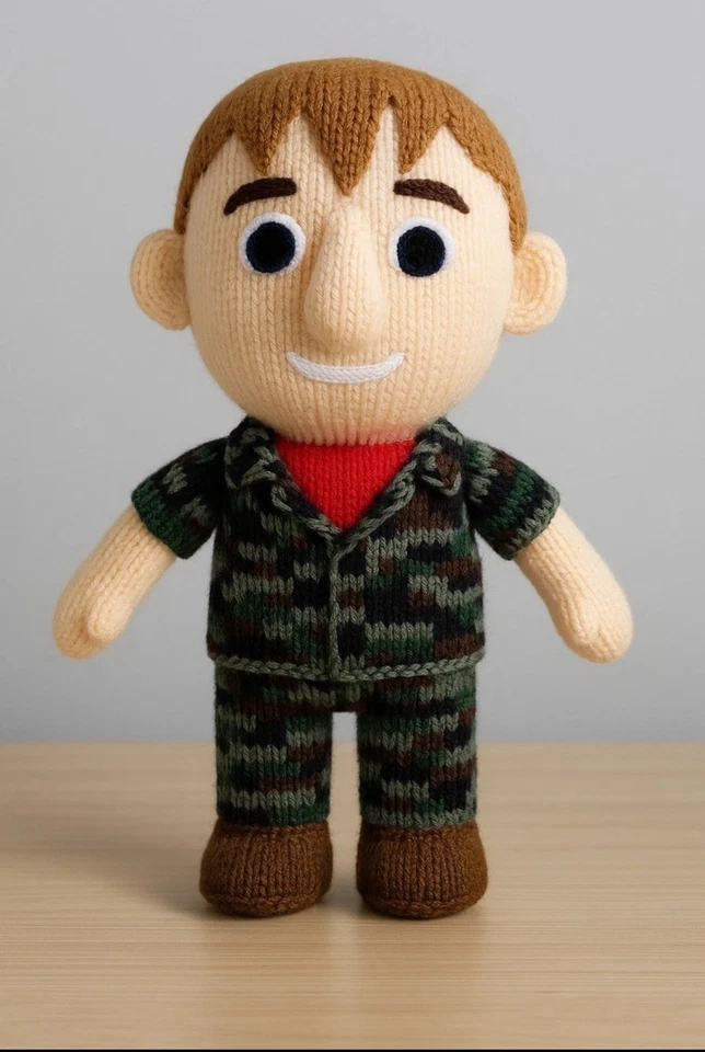 Rodney Trotter Knitted Knitting Pattern Only 25cm Tall Only Fools and Horses