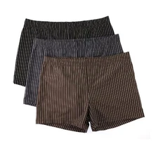 Stylish Stripe Mens Underwear Breathable Boxer Briefs For All Day Wear