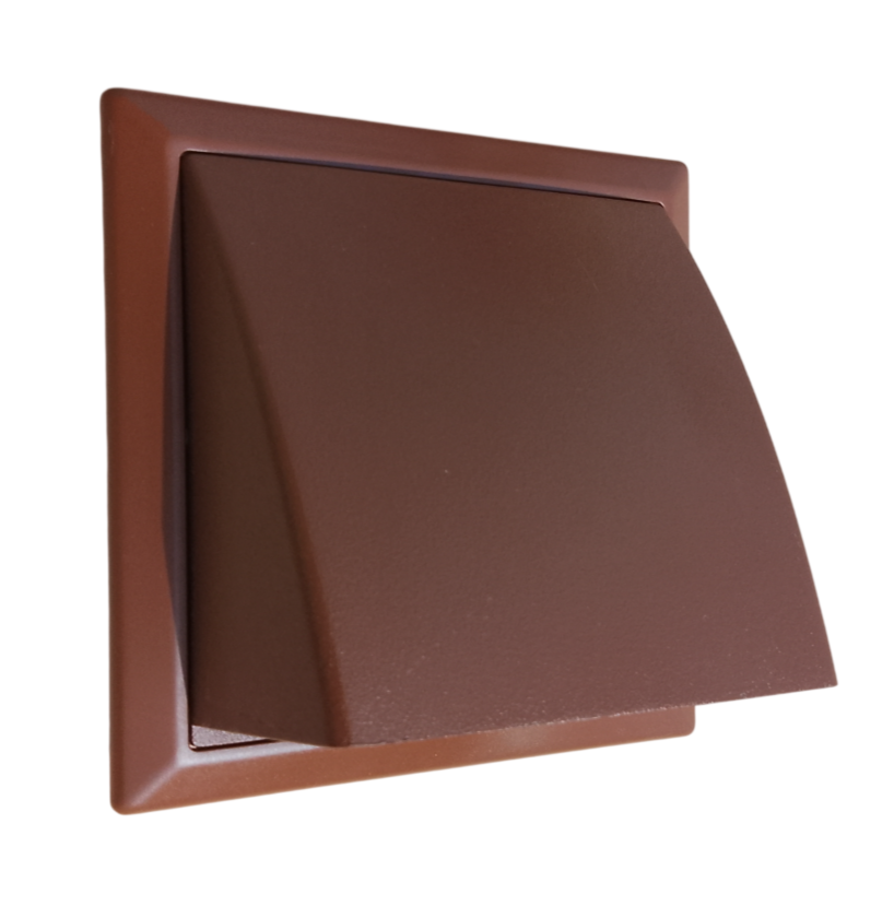 100mm spigot 4"" Brown Cowl  WITHOUT non return flap