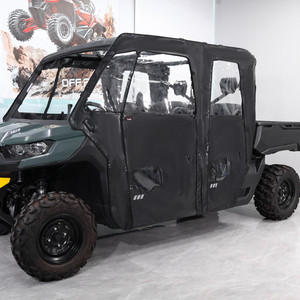 Soft Cab Enclosure Door Full Panel For Can Am Defender Max HD 7/8/9/10 2017-2025