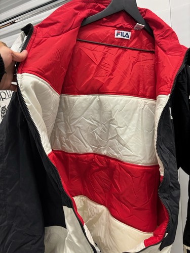 Giacca Bomber Fila Vintage XXL Nuova Con Etichette Colorblock - Foto 6 di 7