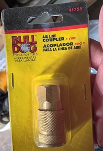 Bulldog No. 41755 Female 1/4" Single Air Line Couple 12 Pack