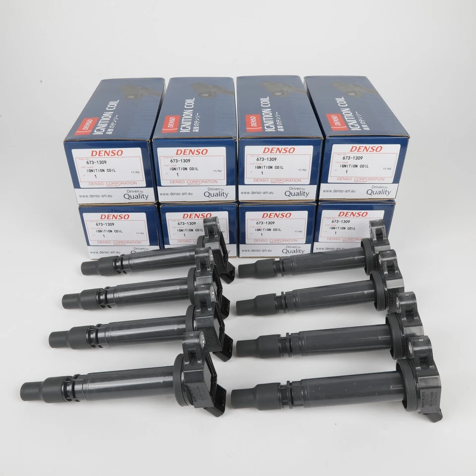 90919-02250 8X New Ignition Coils Denso for Camry 3.5L IS350 Toyota 07-16 - Image 2 of 4
