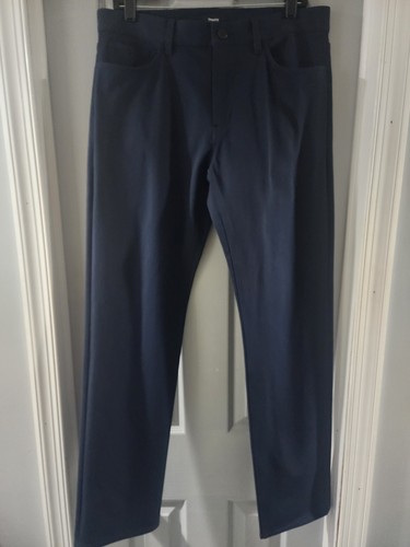 Theory Men's Haydin Straight 5-Pocket Pants Size 32 Eclipse Navy Blue NWT