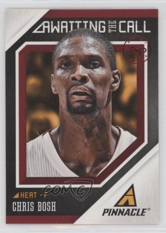 2013 Panini Pinnacle Awaiting the Call Red Artist Proof Chris Bosh #13 HOF 6rq