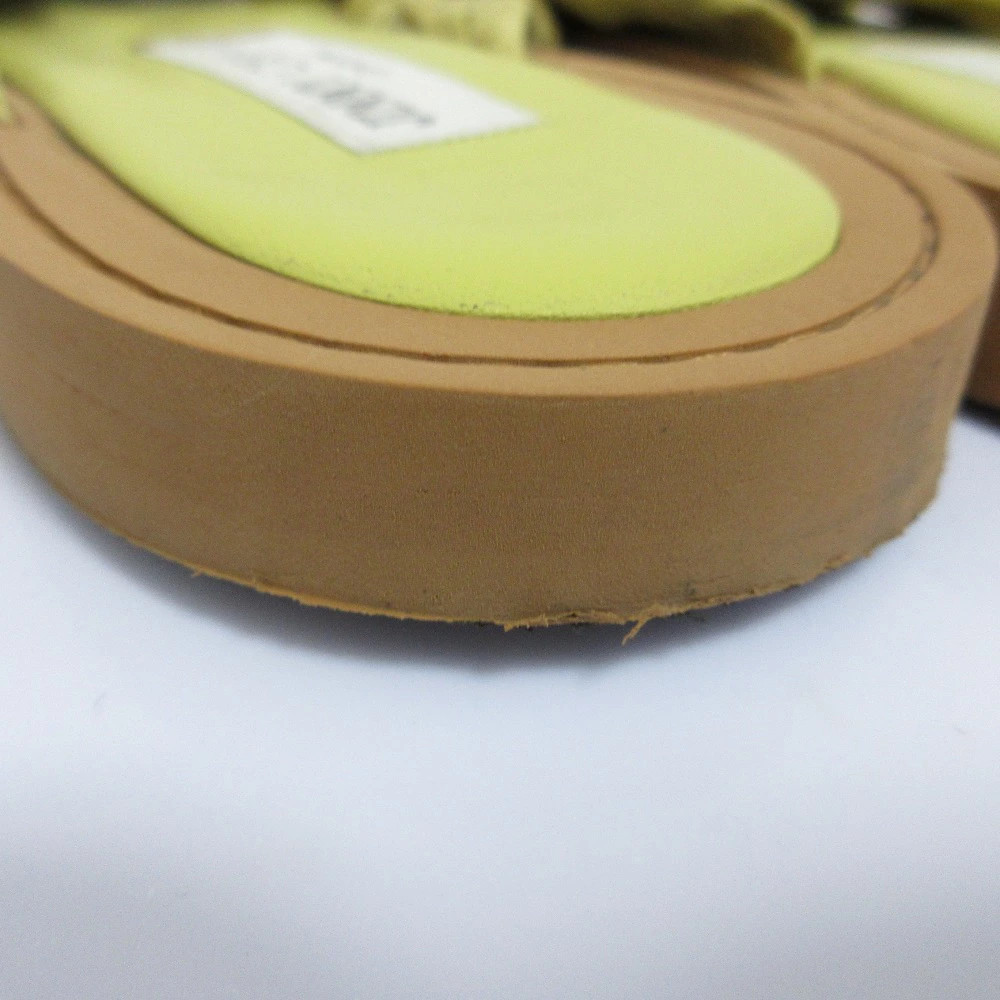 Jimmy Choo Python Embossed Ribbon Flat Sandals Ye… - image 12