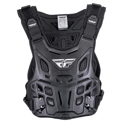 Fly Racing 2025 Revel Roost Guard Race CE Erwachsene (schwarz) MX Motocross