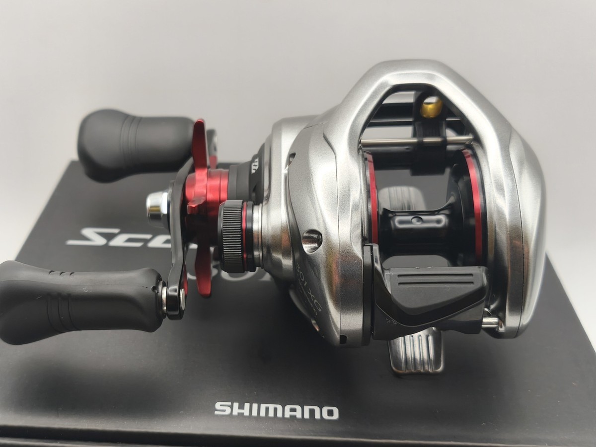 リール SHIMANO Scorpion MD 301XGLH Shimano Scorpion MD 301XGLH 2021 7.9:1 Left-Hand Bait Reel