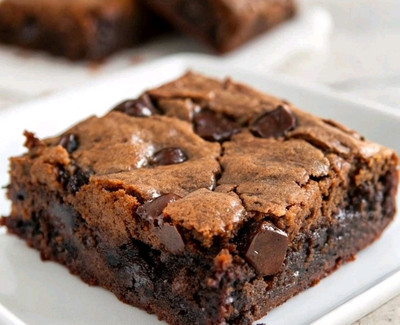 4 Saftige Schokoladen- Brownies- handgemacht    