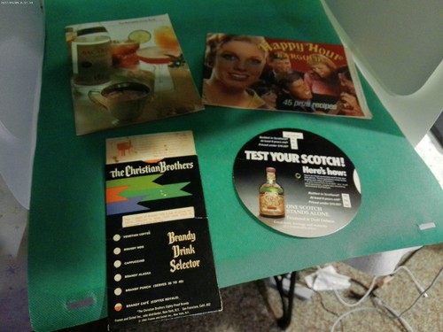 Southern Comfort Happy Hour barguide Bacardi Christian Brothers Desmond Scotch 4