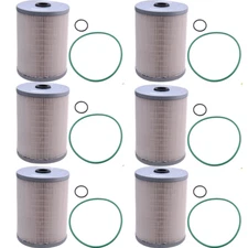 6PCS FUEL FILTER W/ WATER SEPARATOR FS19915 22D129 24981 33655 A0000903651