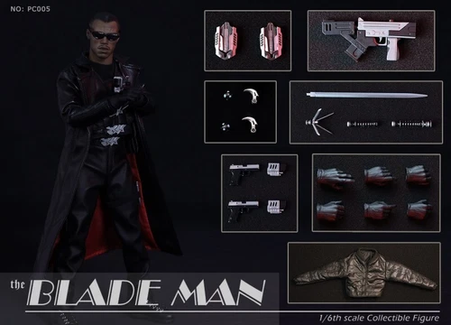 New In Stock PC005 1/6 Blade Man Warrior Daywalker 12" Collectible Action Figure - Picture 2 of 17