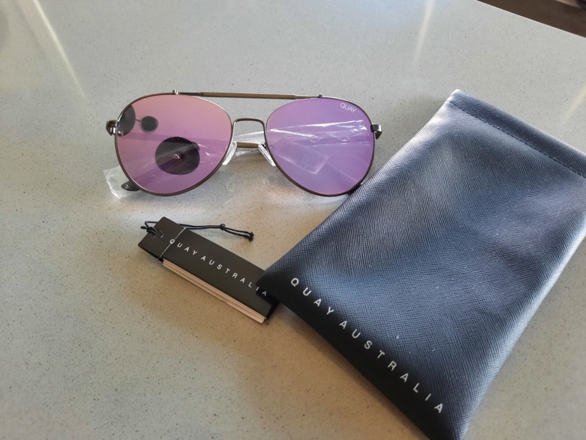 Quay lickety split aviators Quay Australia Lickety Split Aviator Sunglasses... | Depop main image 3